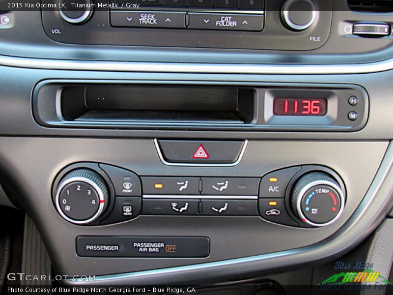 Titanium Metallic / Gray 2015 Kia Optima LX