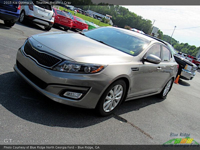 Titanium Metallic / Gray 2015 Kia Optima LX