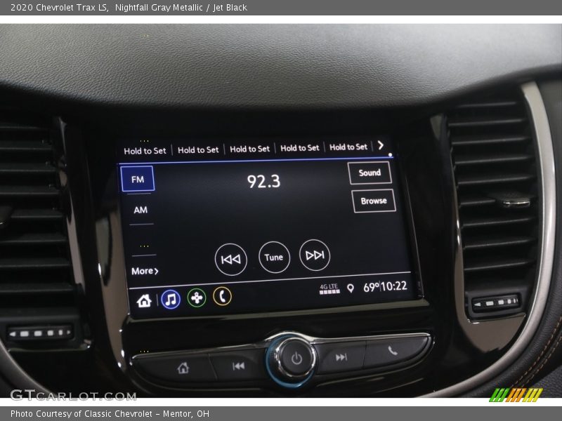 Nightfall Gray Metallic / Jet Black 2020 Chevrolet Trax LS