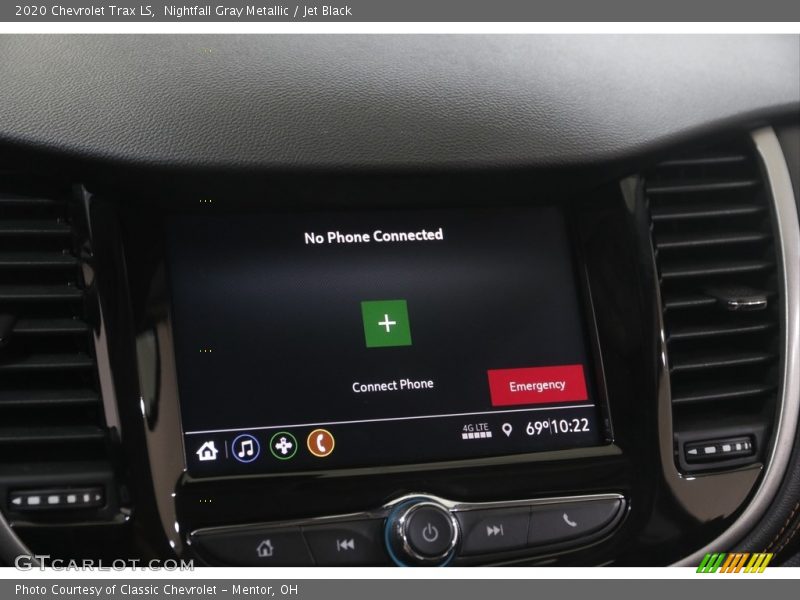 Nightfall Gray Metallic / Jet Black 2020 Chevrolet Trax LS