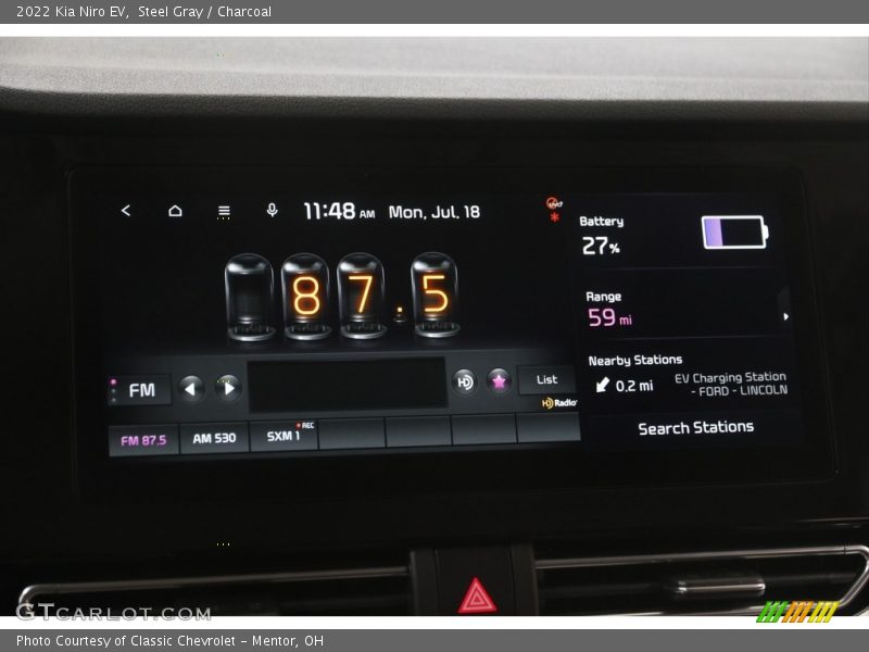 Controls of 2022 Niro EV