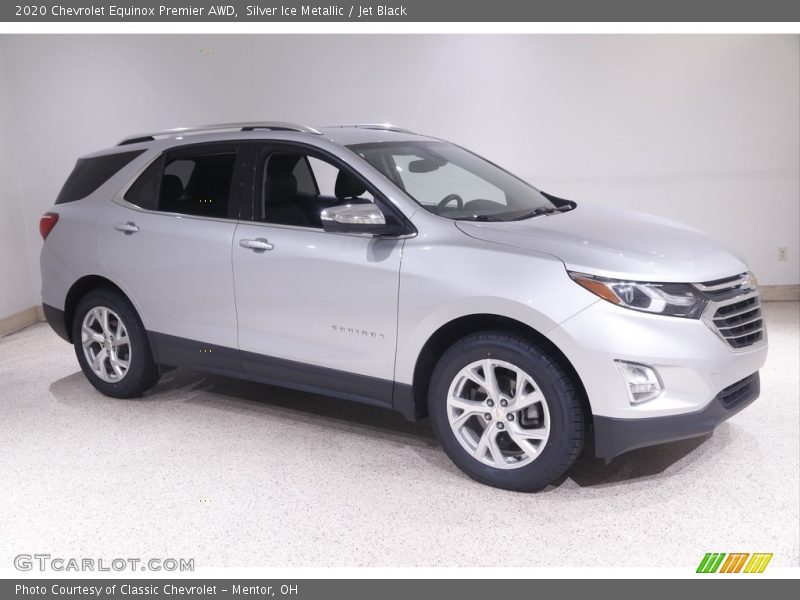 Silver Ice Metallic / Jet Black 2020 Chevrolet Equinox Premier AWD
