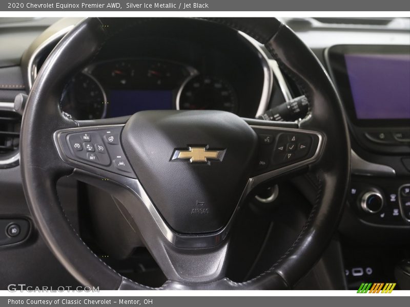 Silver Ice Metallic / Jet Black 2020 Chevrolet Equinox Premier AWD