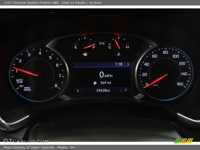 Silver Ice Metallic / Jet Black 2020 Chevrolet Equinox Premier AWD