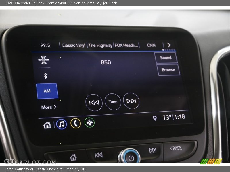 Silver Ice Metallic / Jet Black 2020 Chevrolet Equinox Premier AWD