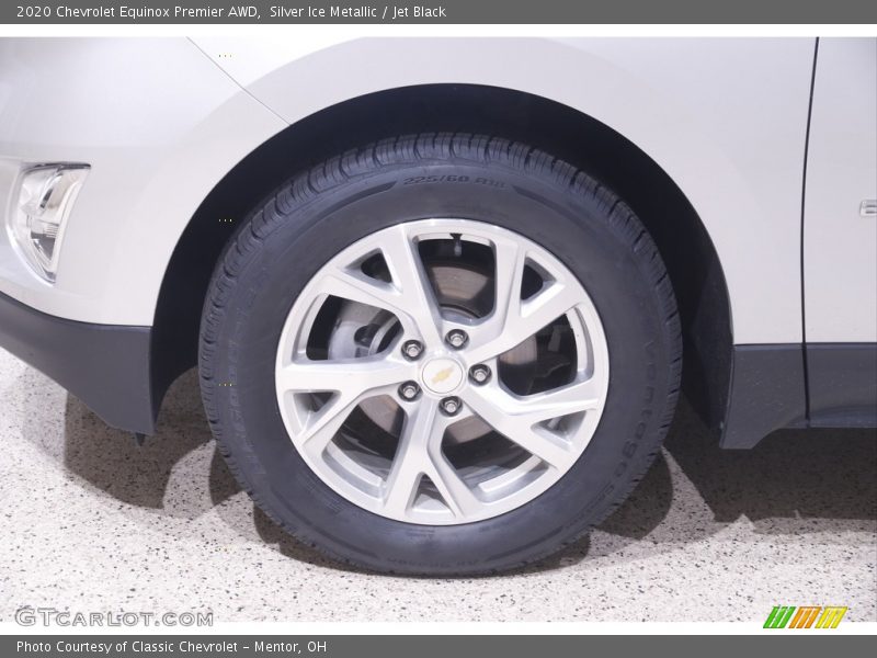 Silver Ice Metallic / Jet Black 2020 Chevrolet Equinox Premier AWD