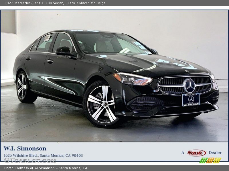 Black / Macchiato Beige 2022 Mercedes-Benz C 300 Sedan