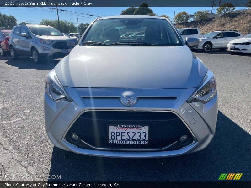 Icicle / Gray 2020 Toyota Yaris XLE Hatchback
