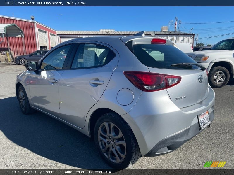 Icicle / Gray 2020 Toyota Yaris XLE Hatchback