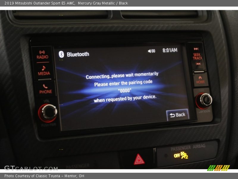 Mercury Gray Metallic / Black 2019 Mitsubishi Outlander Sport ES AWC