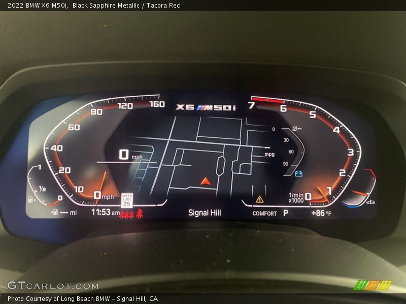  2022 X6 M50i M50i Gauges