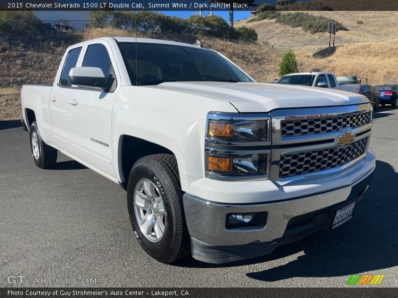 Summit White / Dark Ash/Jet Black 2015 Chevrolet Silverado 1500 LT Double Cab