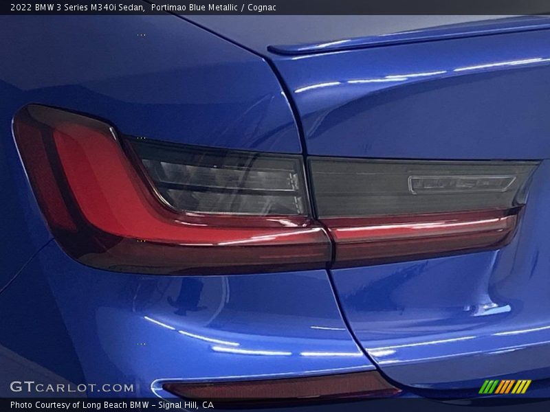 Portimao Blue Metallic / Cognac 2022 BMW 3 Series M340i Sedan