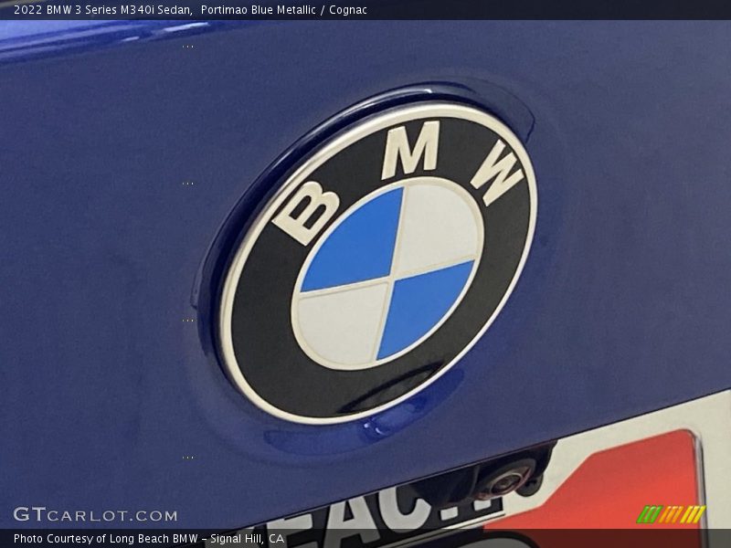 Portimao Blue Metallic / Cognac 2022 BMW 3 Series M340i Sedan