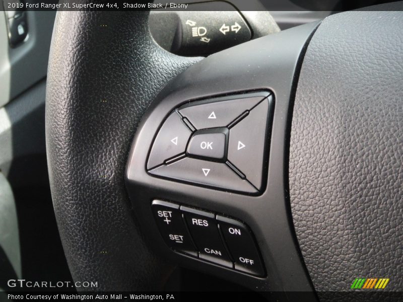 Shadow Black / Ebony 2019 Ford Ranger XL SuperCrew 4x4