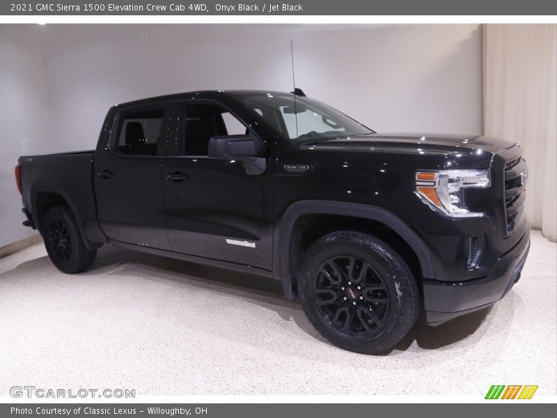 Onyx Black / Jet Black 2021 GMC Sierra 1500 Elevation Crew Cab 4WD