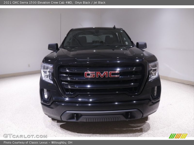 Onyx Black / Jet Black 2021 GMC Sierra 1500 Elevation Crew Cab 4WD