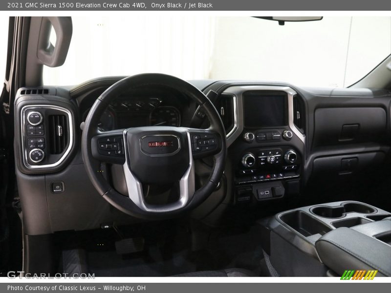Onyx Black / Jet Black 2021 GMC Sierra 1500 Elevation Crew Cab 4WD