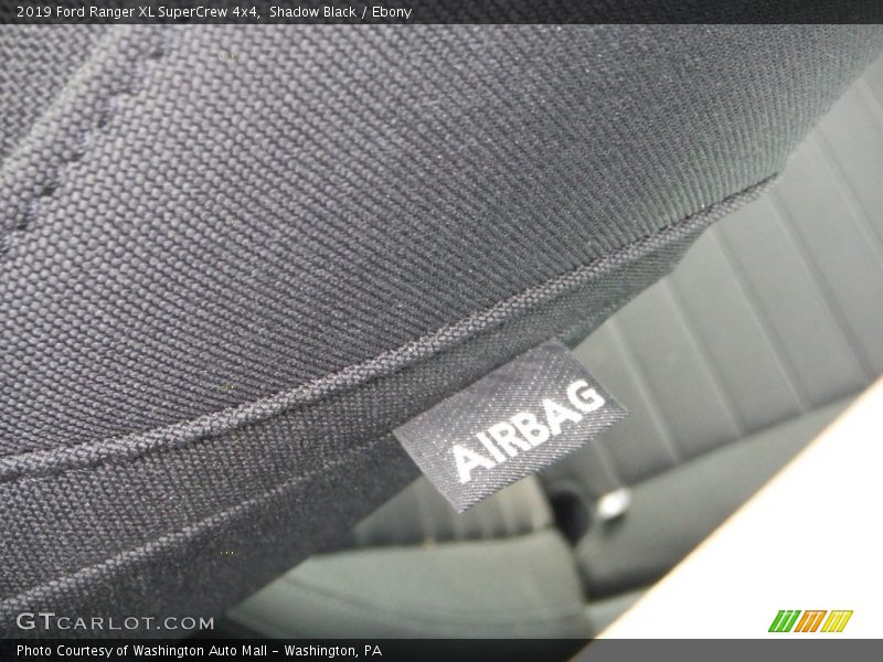 Shadow Black / Ebony 2019 Ford Ranger XL SuperCrew 4x4