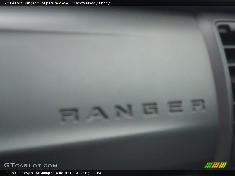 Shadow Black / Ebony 2019 Ford Ranger XL SuperCrew 4x4