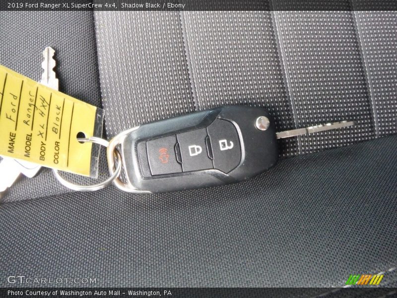 Shadow Black / Ebony 2019 Ford Ranger XL SuperCrew 4x4