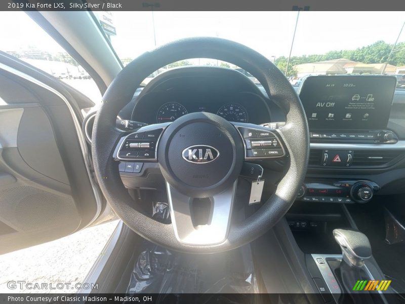 Silky Silver / Black 2019 Kia Forte LXS