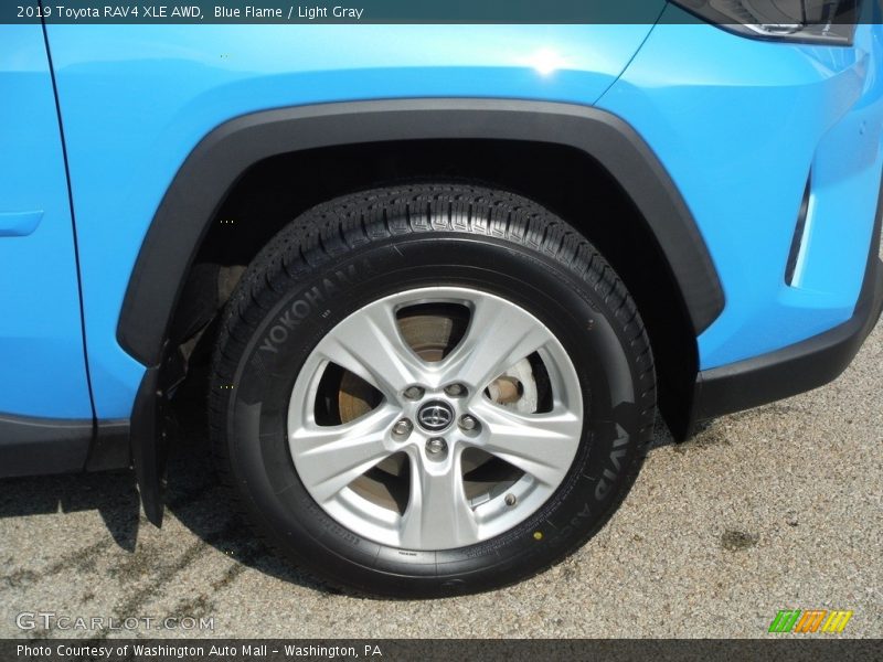 Blue Flame / Light Gray 2019 Toyota RAV4 XLE AWD