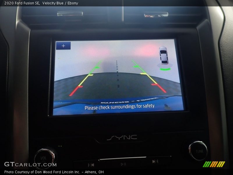 Velocity Blue / Ebony 2020 Ford Fusion SE
