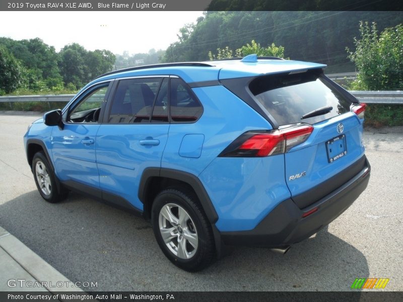 Blue Flame / Light Gray 2019 Toyota RAV4 XLE AWD