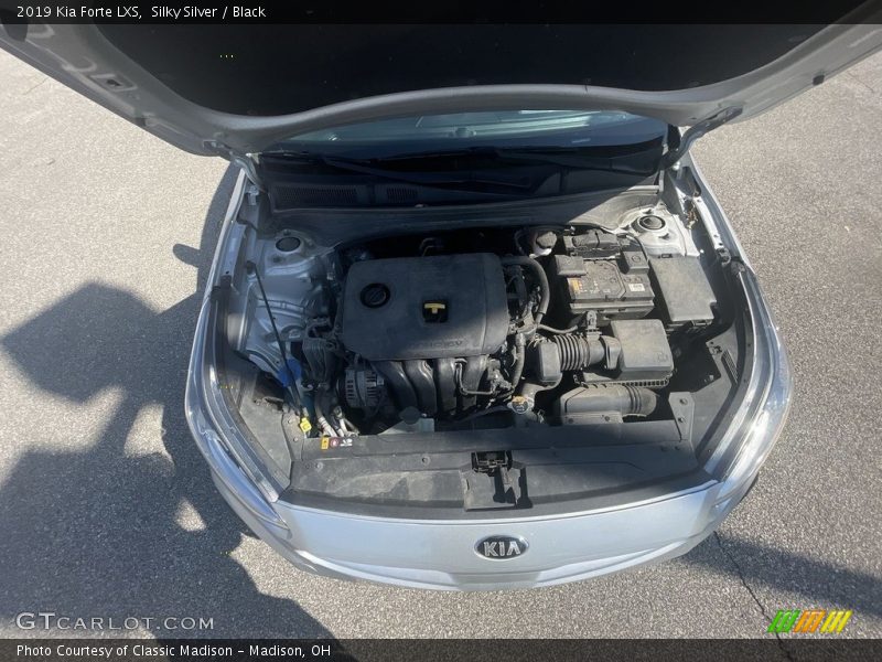 Silky Silver / Black 2019 Kia Forte LXS