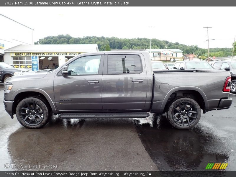 Granite Crystal Metallic / Black 2022 Ram 1500 Laramie Crew Cab 4x4