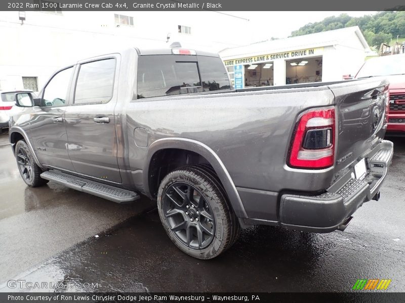 Granite Crystal Metallic / Black 2022 Ram 1500 Laramie Crew Cab 4x4