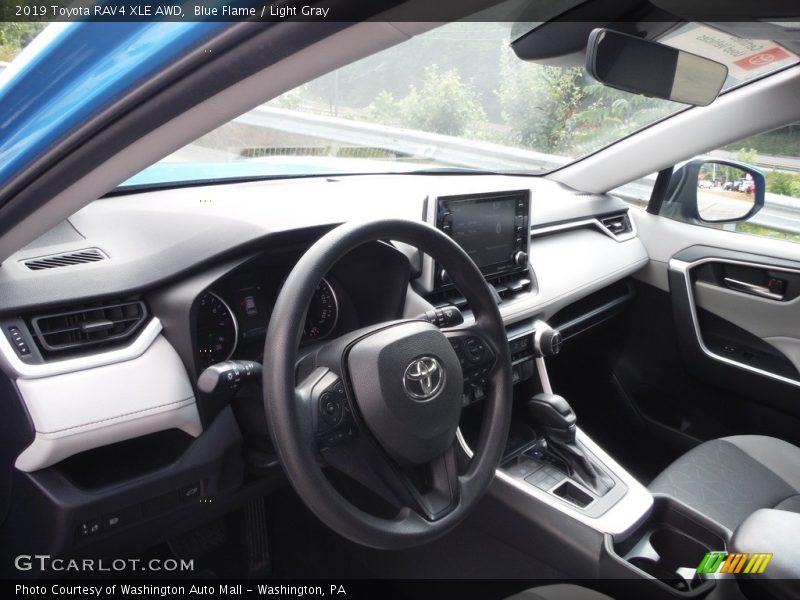 Blue Flame / Light Gray 2019 Toyota RAV4 XLE AWD