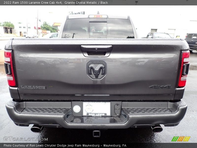 Granite Crystal Metallic / Black 2022 Ram 1500 Laramie Crew Cab 4x4