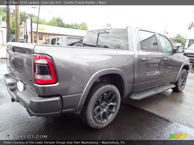 Granite Crystal Metallic / Black 2022 Ram 1500 Laramie Crew Cab 4x4