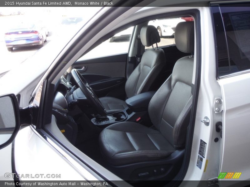 Monaco White / Black 2015 Hyundai Santa Fe Limited AWD