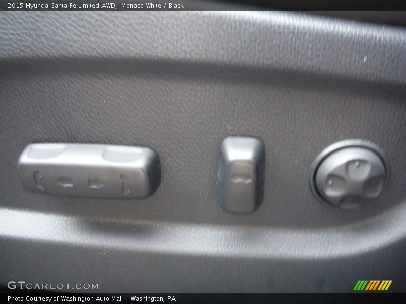 Monaco White / Black 2015 Hyundai Santa Fe Limited AWD