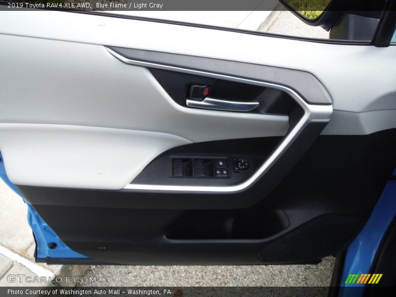 Blue Flame / Light Gray 2019 Toyota RAV4 XLE AWD