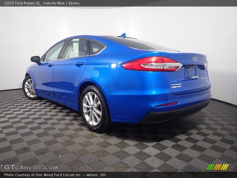 Velocity Blue / Ebony 2020 Ford Fusion SE