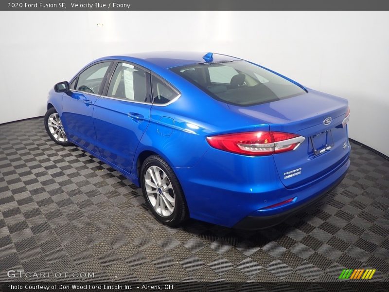 Velocity Blue / Ebony 2020 Ford Fusion SE