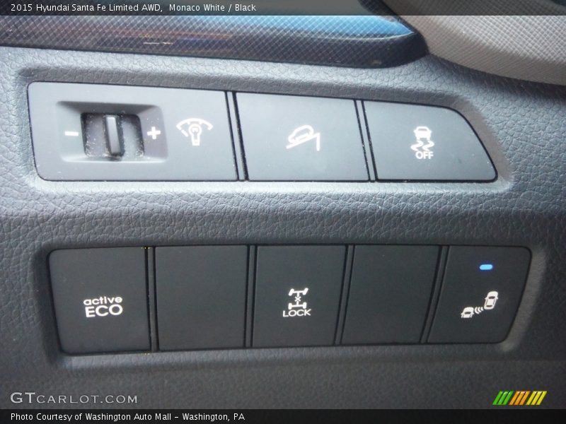 Monaco White / Black 2015 Hyundai Santa Fe Limited AWD