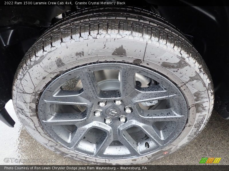 Granite Crystal Metallic / Black 2022 Ram 1500 Laramie Crew Cab 4x4