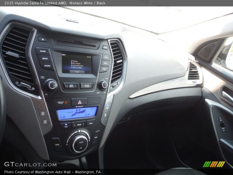 Monaco White / Black 2015 Hyundai Santa Fe Limited AWD