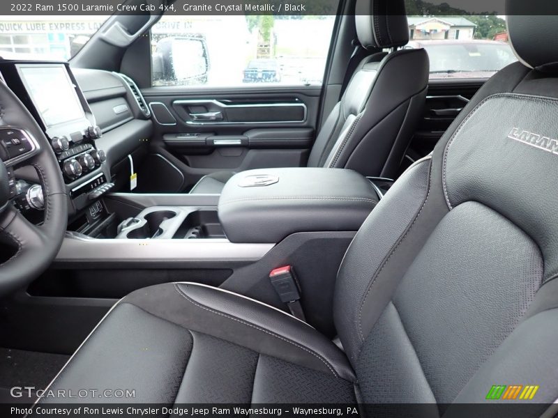 Granite Crystal Metallic / Black 2022 Ram 1500 Laramie Crew Cab 4x4