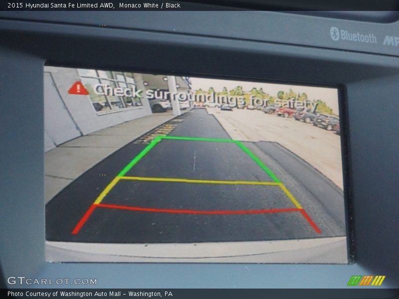Monaco White / Black 2015 Hyundai Santa Fe Limited AWD