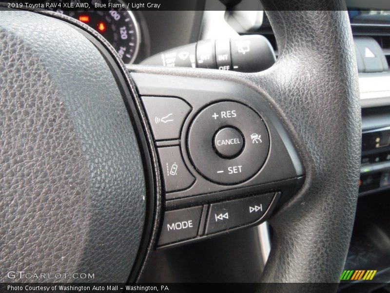 Blue Flame / Light Gray 2019 Toyota RAV4 XLE AWD