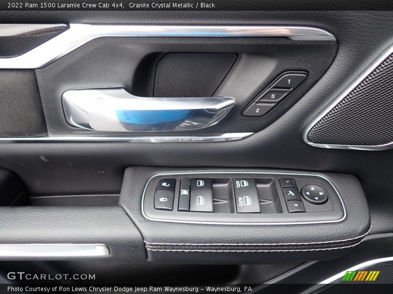 Granite Crystal Metallic / Black 2022 Ram 1500 Laramie Crew Cab 4x4