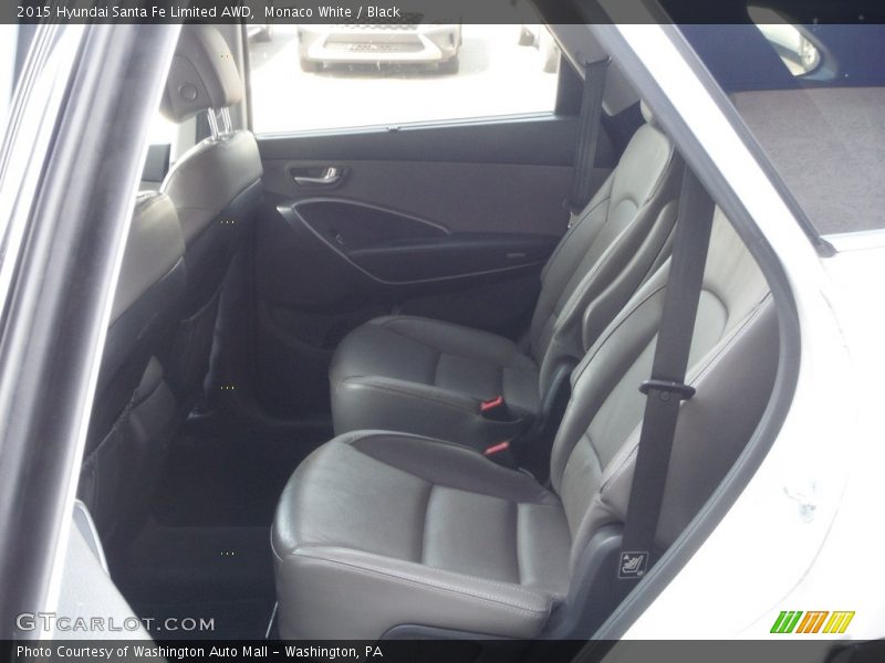 Monaco White / Black 2015 Hyundai Santa Fe Limited AWD