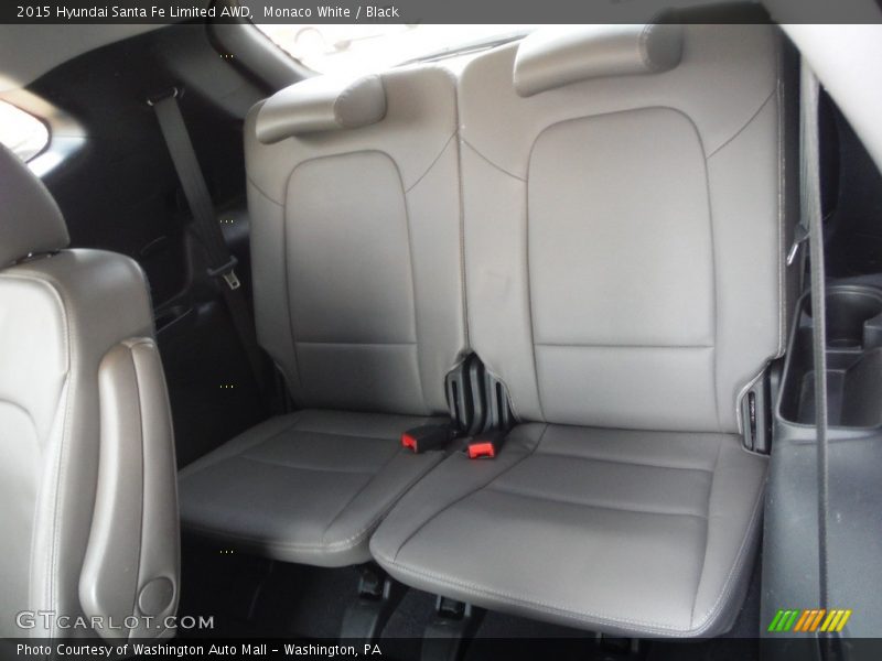Monaco White / Black 2015 Hyundai Santa Fe Limited AWD