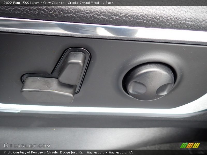 Granite Crystal Metallic / Black 2022 Ram 1500 Laramie Crew Cab 4x4